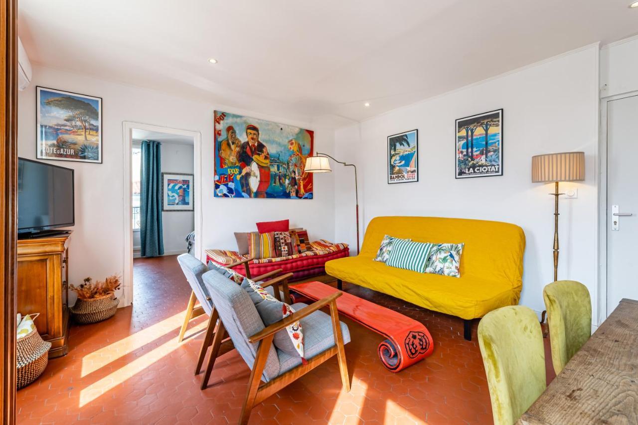 Balcon Filant, Vue 180, Store, Netflix, Clim ,Ascenseur, T2, Acces Avec Code Marselha Exterior foto
