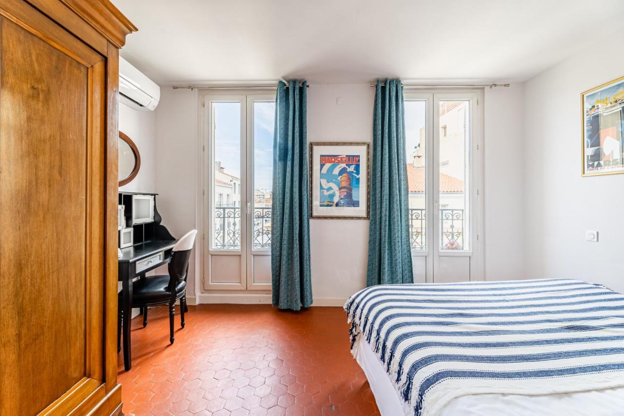 Balcon Filant, Vue 180, Store, Netflix, Clim ,Ascenseur, T2, Acces Avec Code Marselha Exterior foto