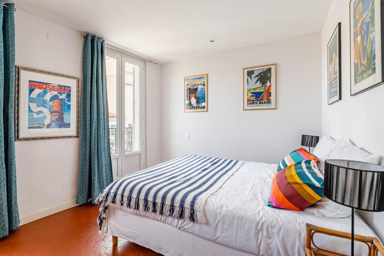 Balcon Filant, Vue 180, Store, Netflix, Clim ,Ascenseur, T2, Acces Avec Code Marselha Exterior foto